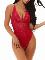 Image result for Red One Piece Bodysuit