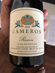 Image result for Cameron Pinot Noir Reserve