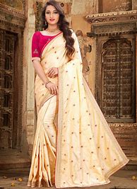 Image result for Embroidered Silk Sarees