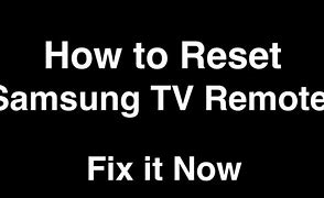 Image result for How to Reset a Samsung TV