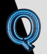 Image result for Neon Letter Q