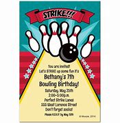 Image result for Bowling Party Invitation Templates
