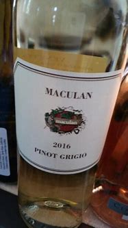 Image result for Maculan Pinot Grigio Breganze