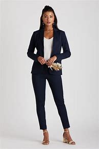 Image result for Women in Blue Suits