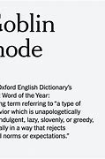 Image result for Goblin Mode Meaning