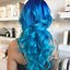 Image result for Ombre Cyan Hair