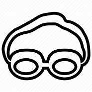 Image result for Goggles Swimming Pictures to Colour