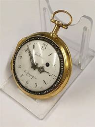 Image result for Gold Fusee Pocket Watch
