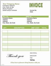 Image result for Sample Invoice Template