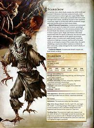 Image result for Dnd Scarecrow
