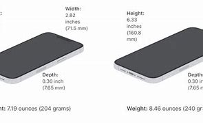 Image result for iPhone 13 Dimensions