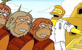 Image result for Simpsons Planet of the Apes