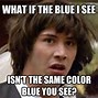 Image result for Blue Green iPhone Text Meme
