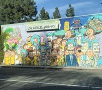 Image result for Rick and Morty Mural