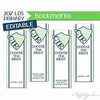 Image result for LDS Bookmarks Templates