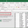 Image result for Excel Recover Previous File