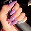 Image result for Coffin French Outlined Tip Nails
