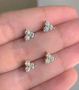 Image result for Rose Gold Diamond Earrings