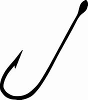 Image result for Fishing Hook Silhouette