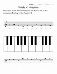 Image result for Piano Staff Notes