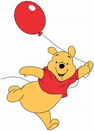 Image result for Original Winnie the Pooh Holding Balloon