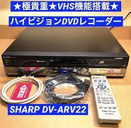 Image result for Sharp TV VHS