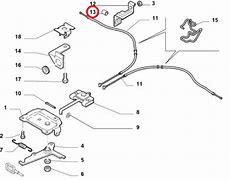 Image result for Peugeot Boxer Hand Brake Cable Retaining Clip
