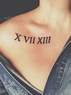 Image result for Tattoos with Roman Numerals