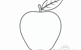 Image result for Apple Line Art for Kids