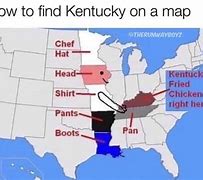 Image result for Kentucky Map Meme