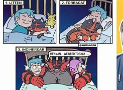 Image result for Sleeping with Your Pokemon Memes