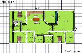 Image result for 60 Square Meter House Plan