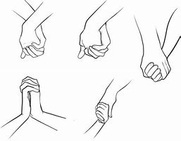 Image result for Holding Hands Side View Drawing