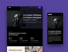 Image result for One Page Portfolio Template