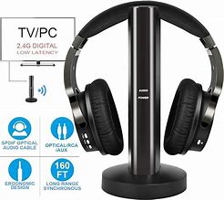 Image result for Wireless Headphones for TV with Charging Dock