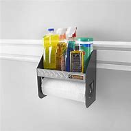 Image result for Garage Cabinet with Paper Towel Holder
