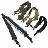 Image result for Nylon Rifle Sling with Ammo Holder