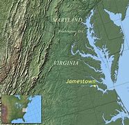 Image result for Jamestown Colony Map
