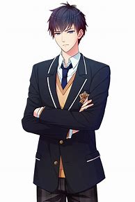 Image result for Anime Guy at School