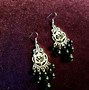 Image result for Red Gothic Rose Earrings