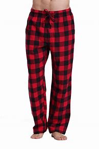 Image result for Black Plaid Pajama Pants