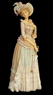 Image result for Victorian Lady Figurines