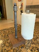 Image result for Rustic Industrial Paper Towel Holder