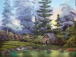 Image result for Bob Ross Forest Painting