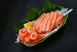 Image result for Raw Fish Sashimi Wraped with Shiso