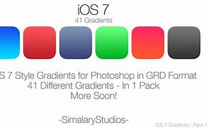 Image result for iOS 7 Icons Gradient