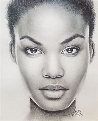 Image result for Portrait Fille Dessin