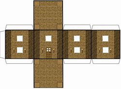 Image result for Minecraft Papercraft Mini House