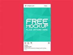 Image result for Mobile Instagram Post Mockup