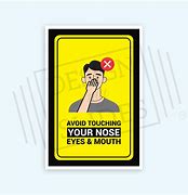 Image result for Don't Touch Eyes Nose Frequently